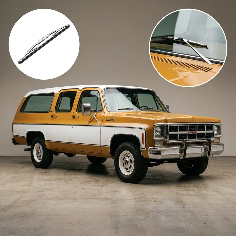 Driver Side Wiper Blade for GMC K25 Suburban (1975 - 1978) - 1